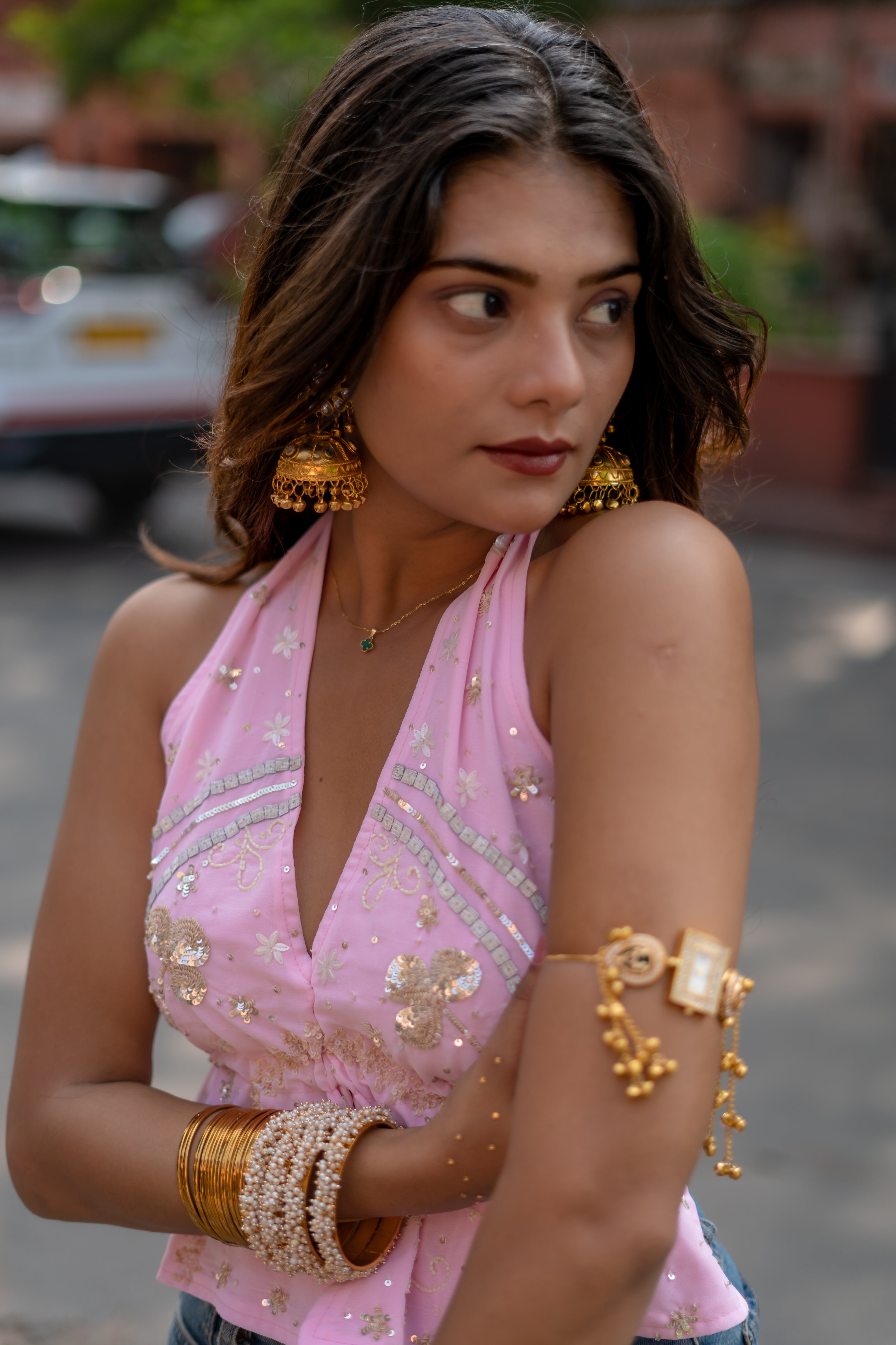 Blush top