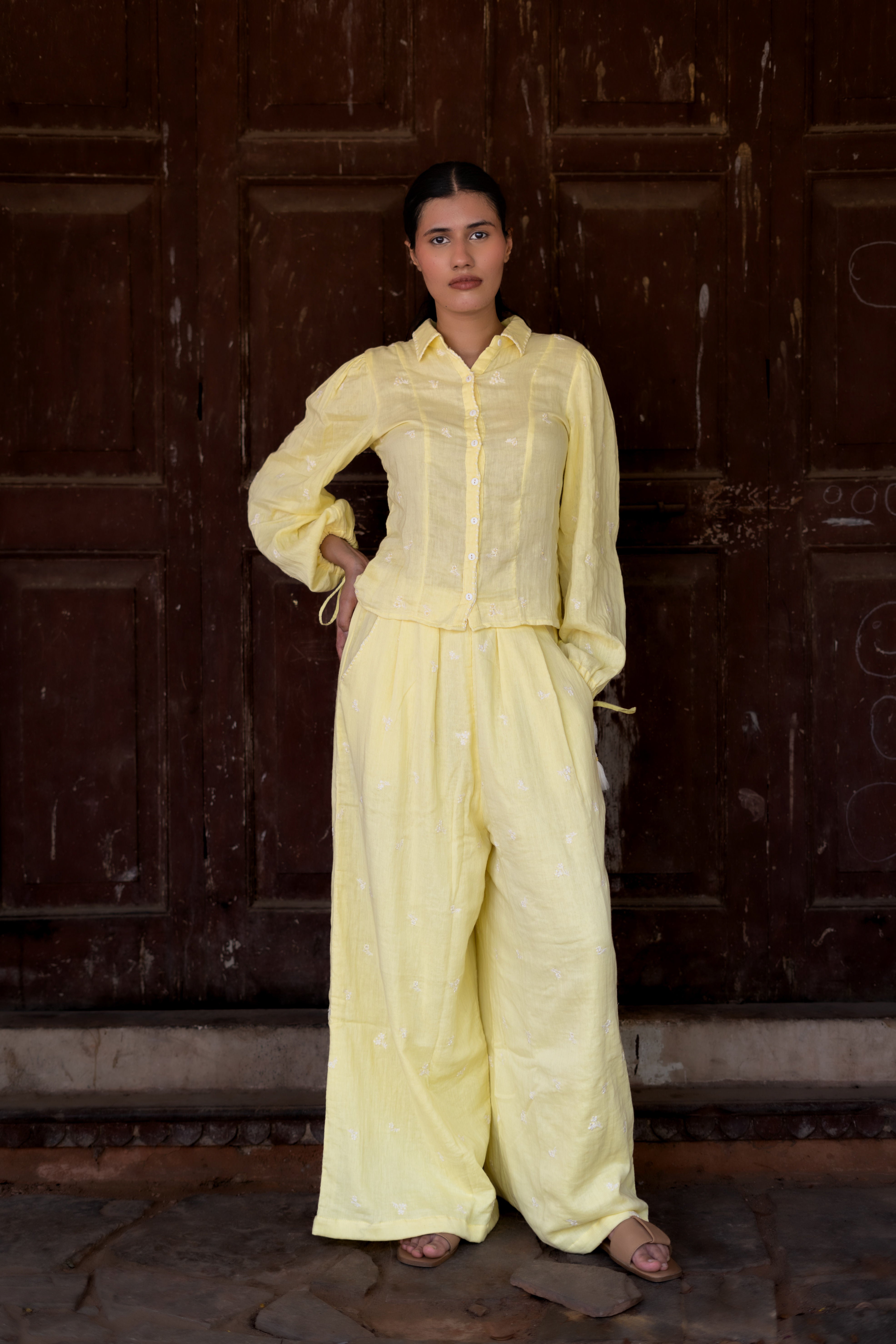 Harvest wide leg pants