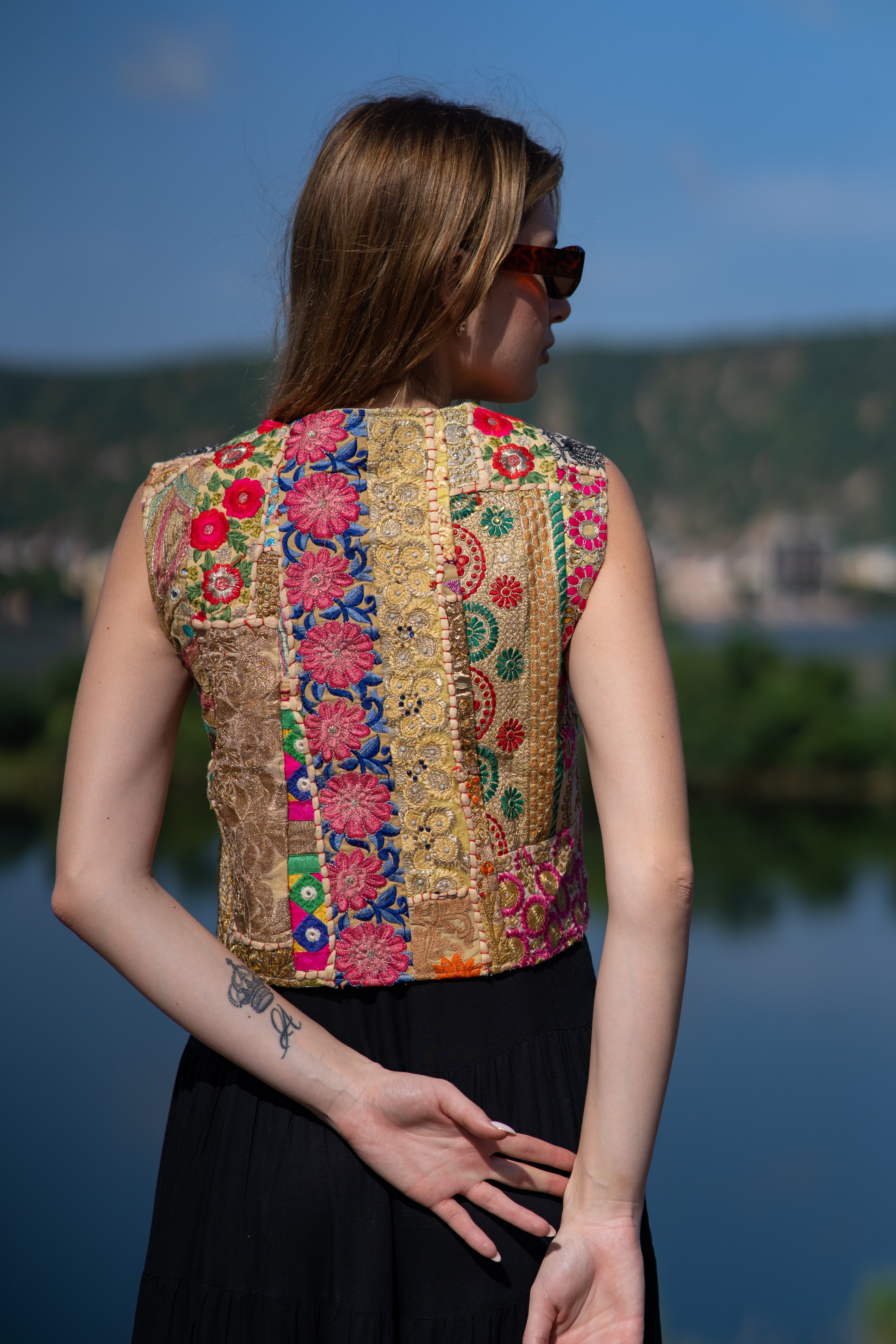 Bohemian handcrafted Assorted patchwork Vest