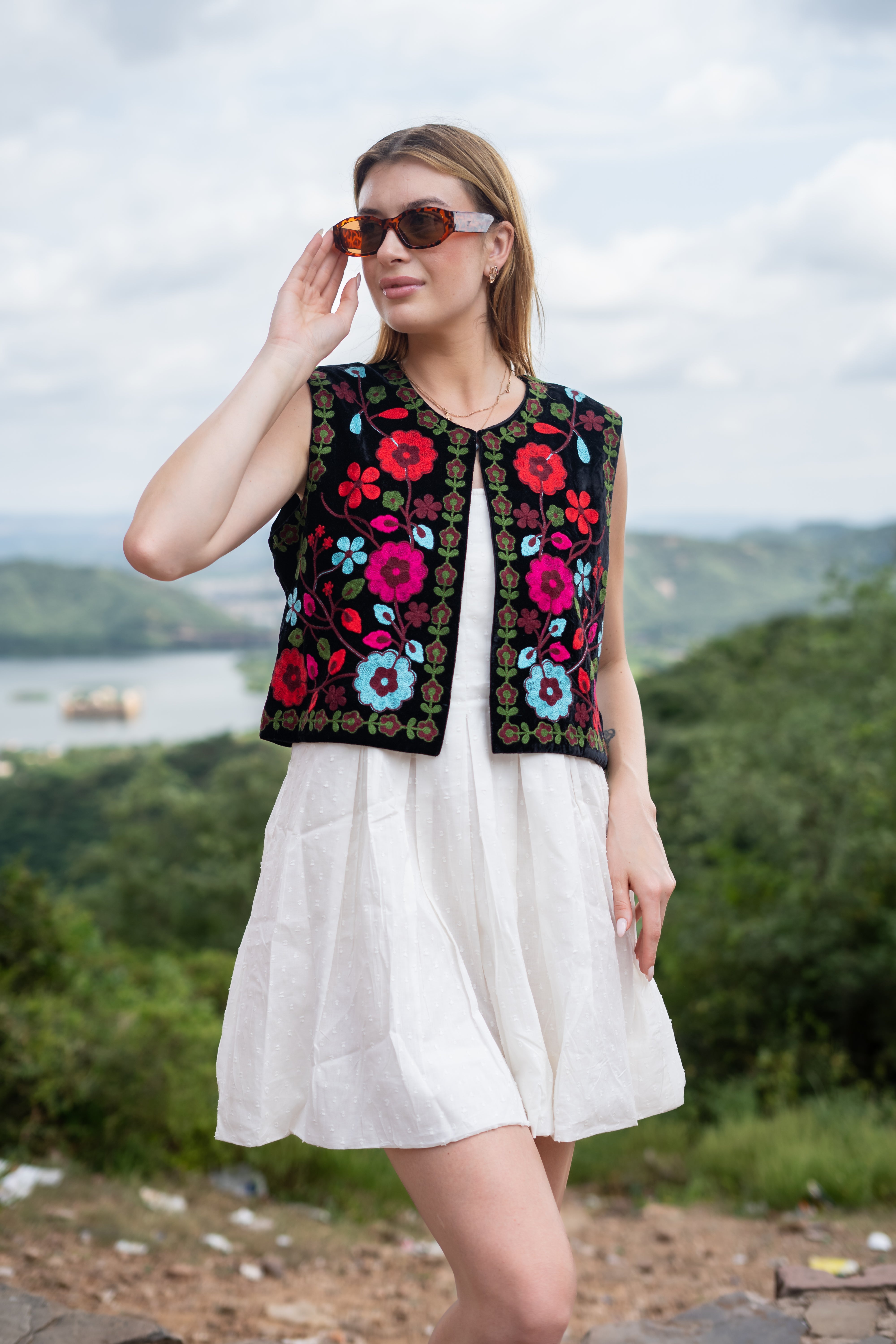 Floral Vest