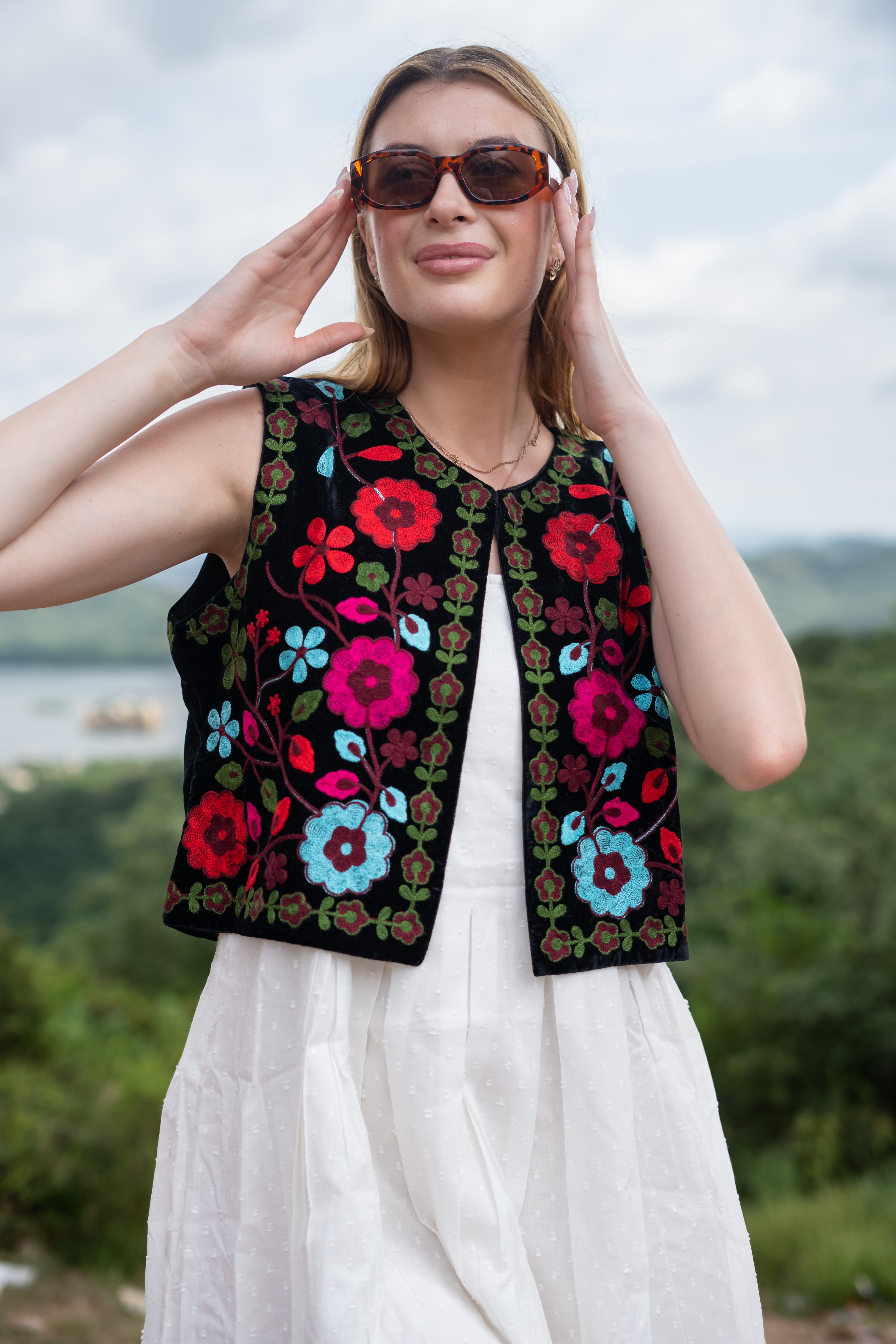 Floral Vest