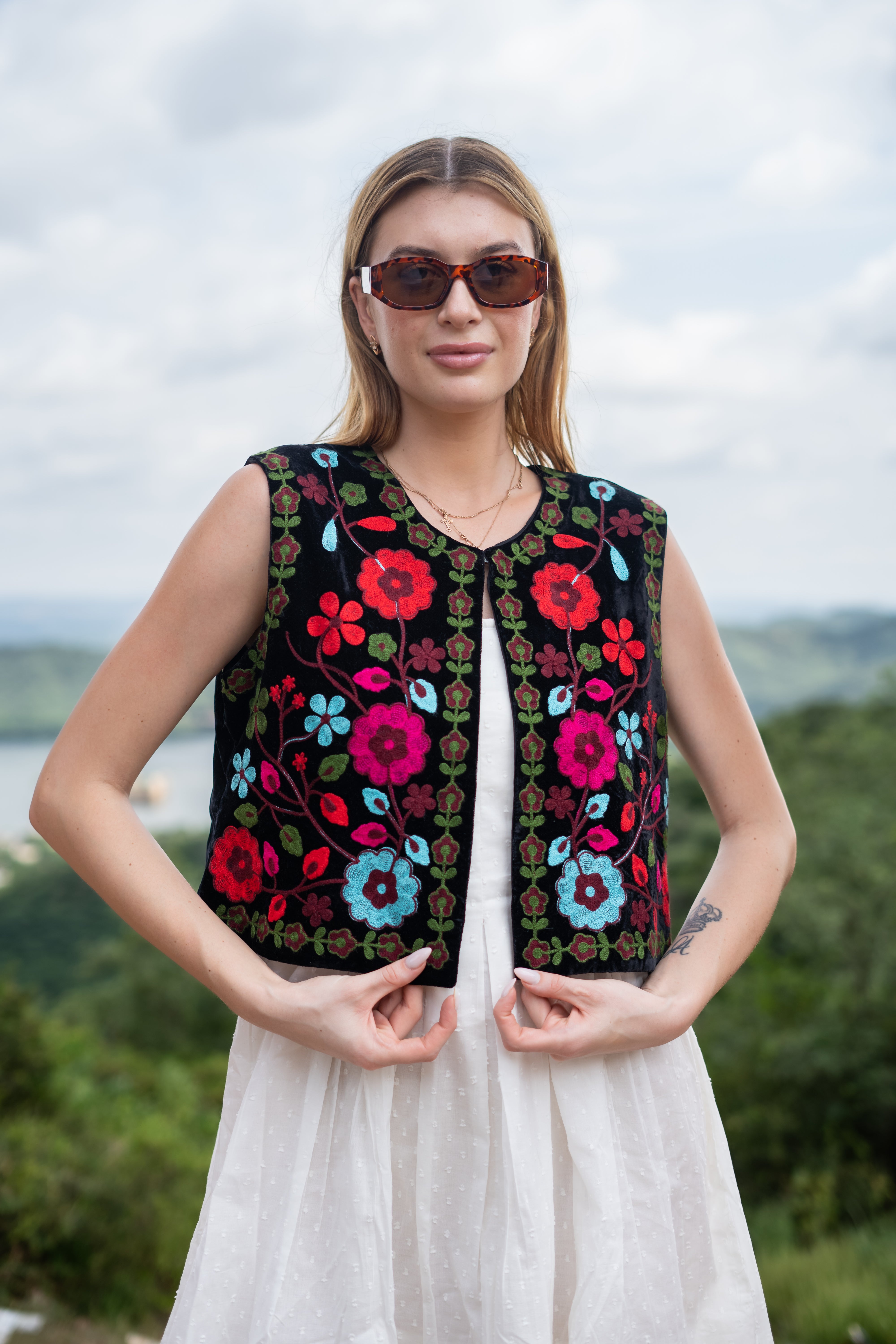 Floral Vest