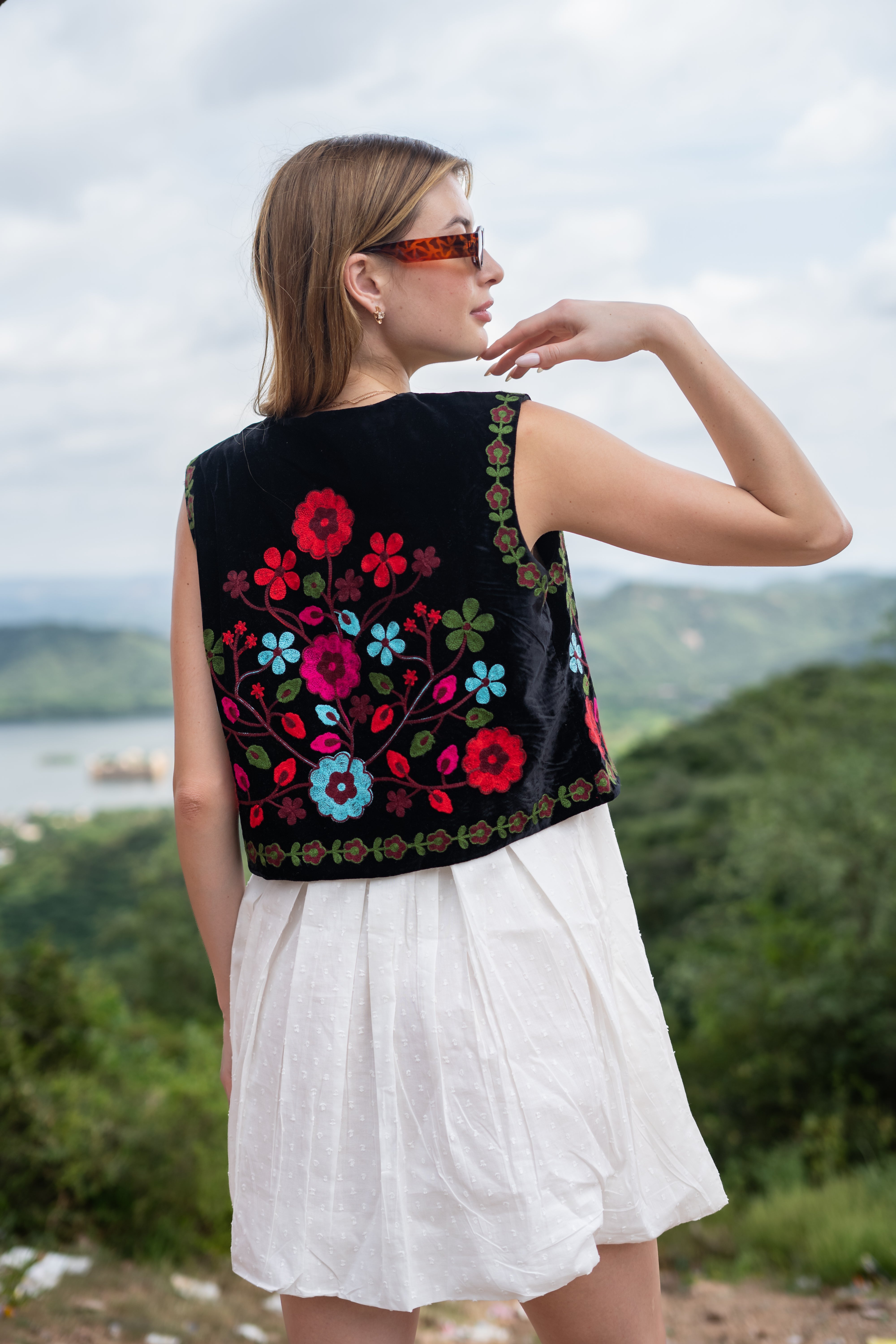 Floral Vest