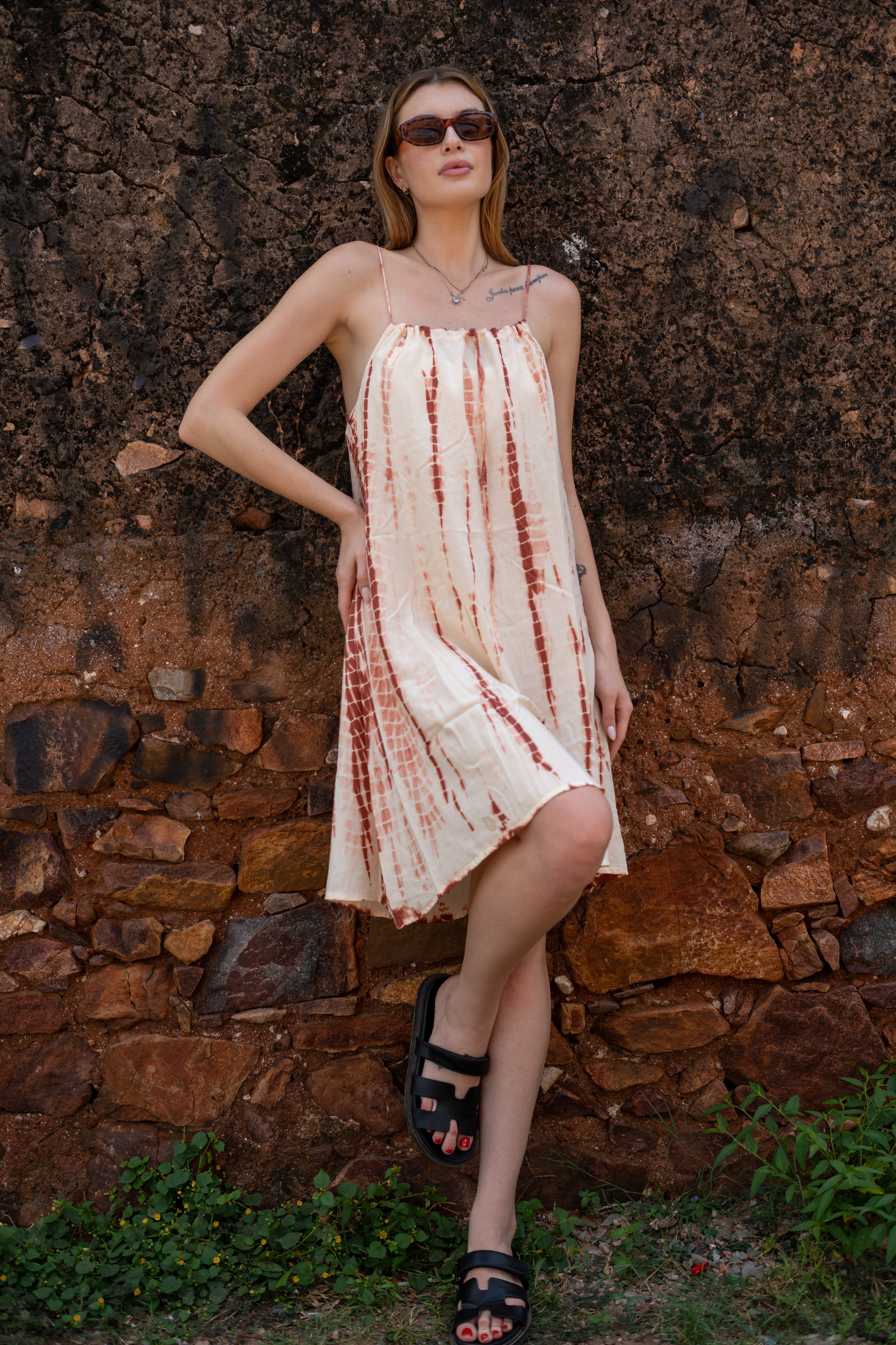 Tie-Dye Spaghetti Strap Sundress