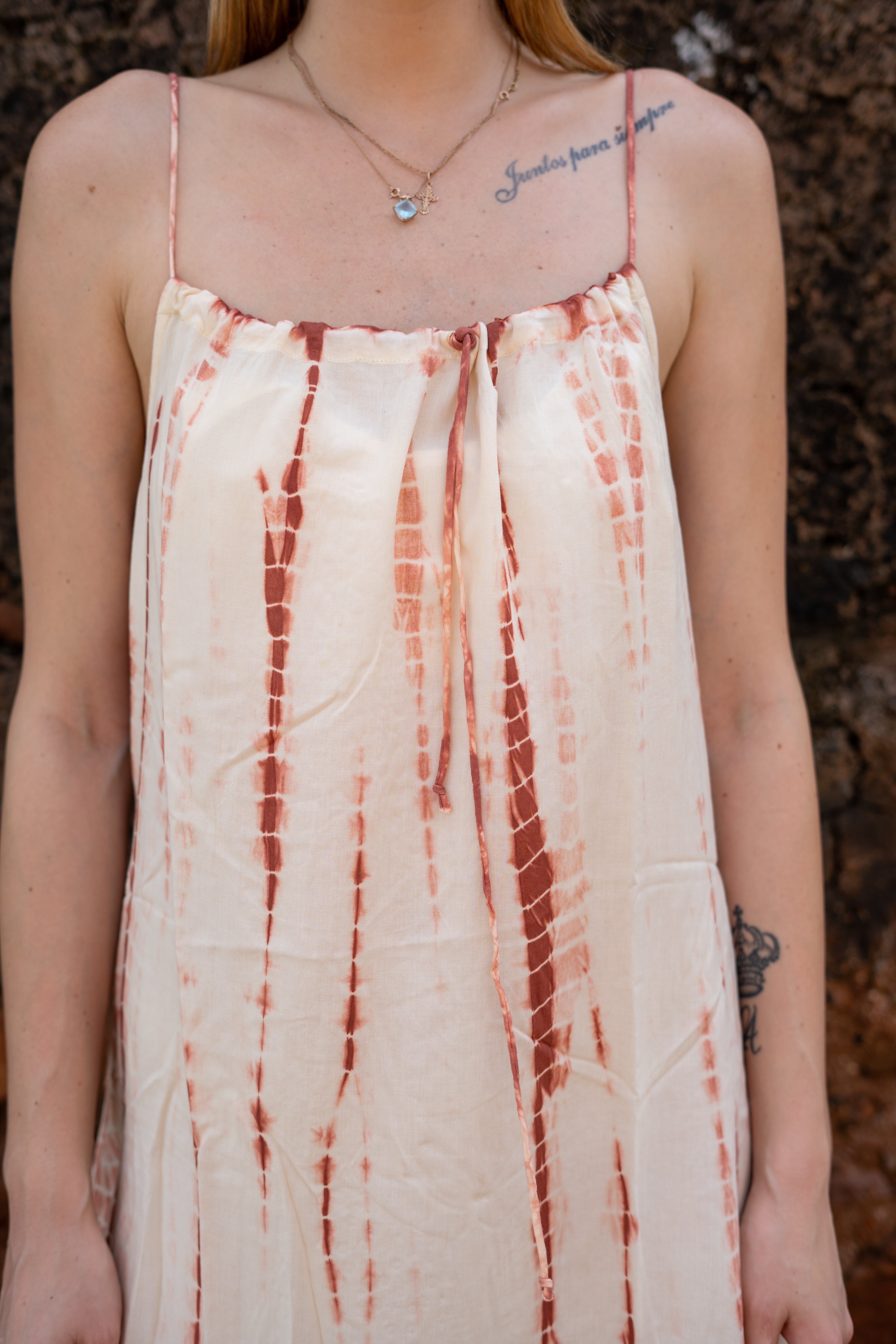 Tie-Dye Spaghetti Strap Sundress