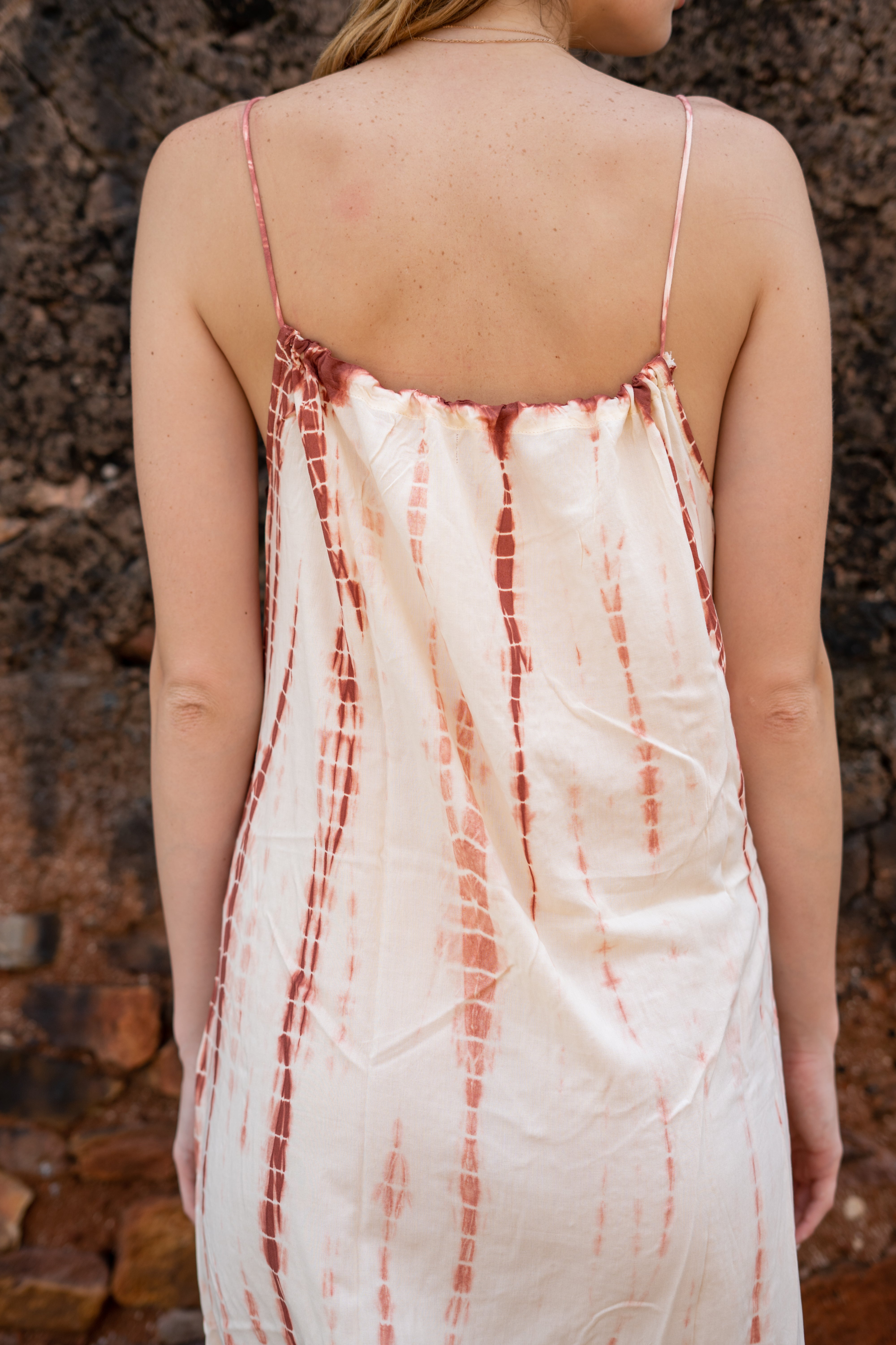 Tie-Dye Spaghetti Strap Sundress