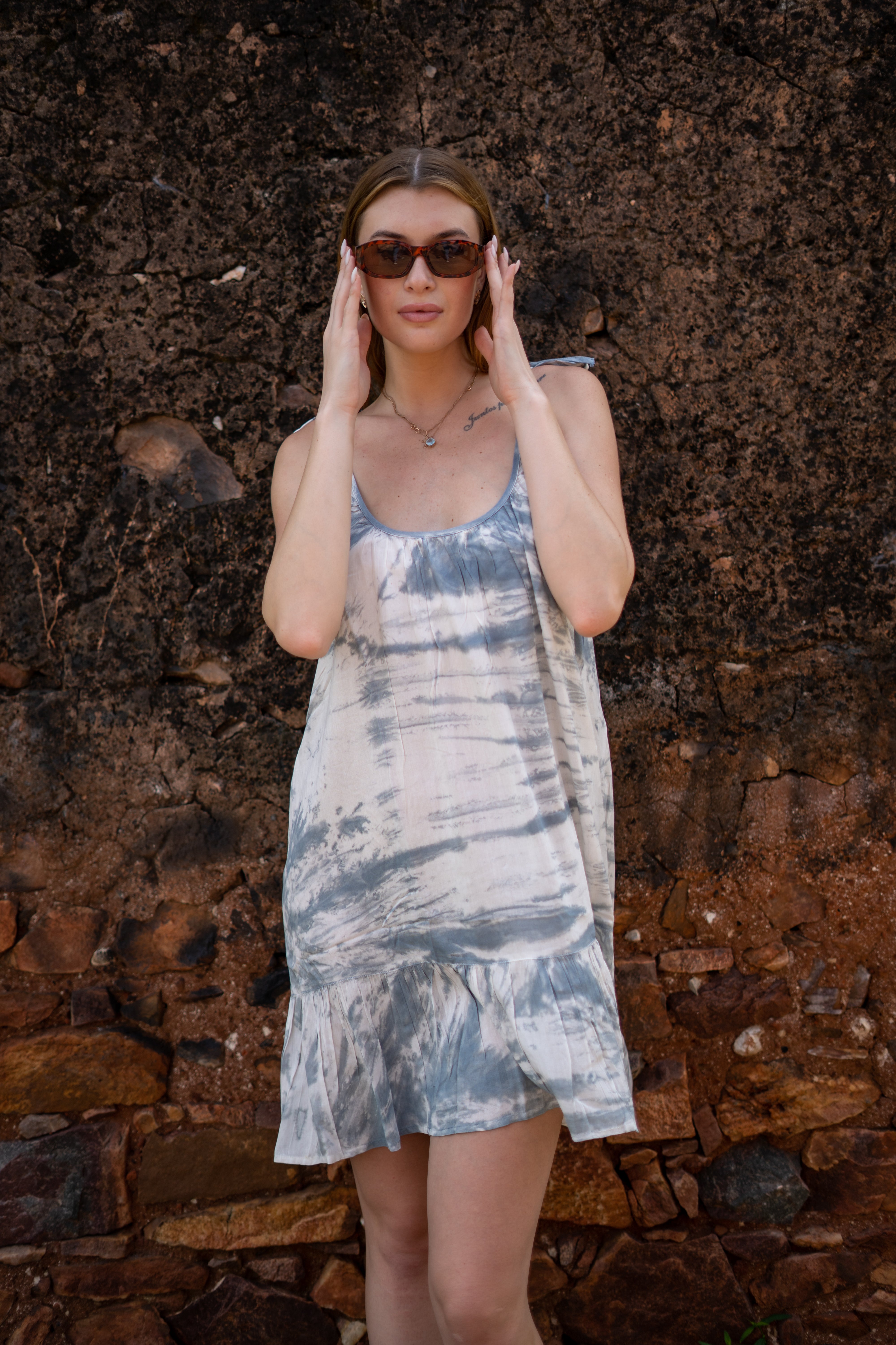 Stylish Tie Dye Midi Dress