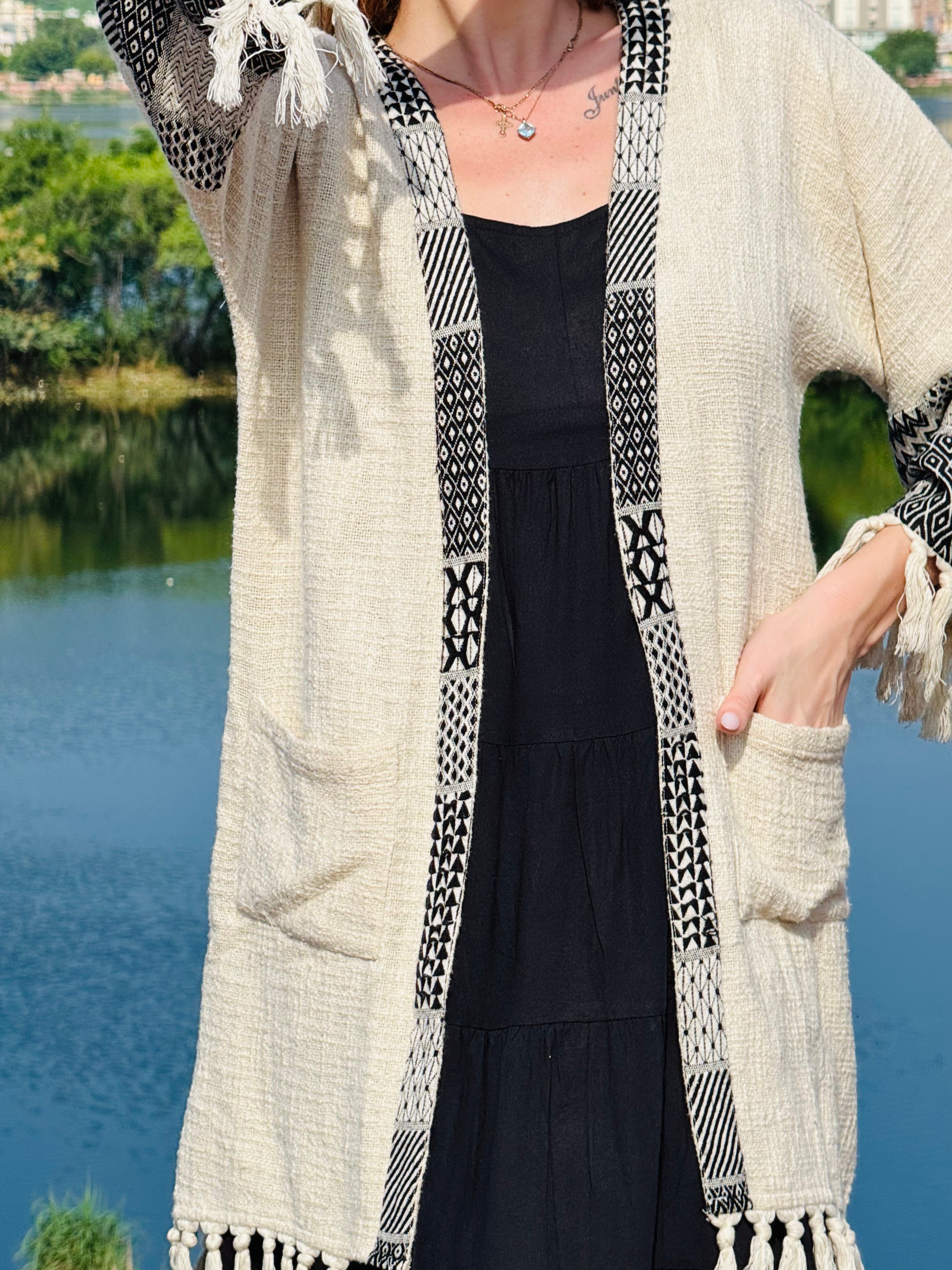 Bohemian Inspired Kimono Jacket